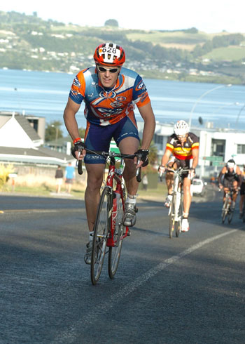 image of Chad Zdenek, CEO of Mobile Illumination - on bike